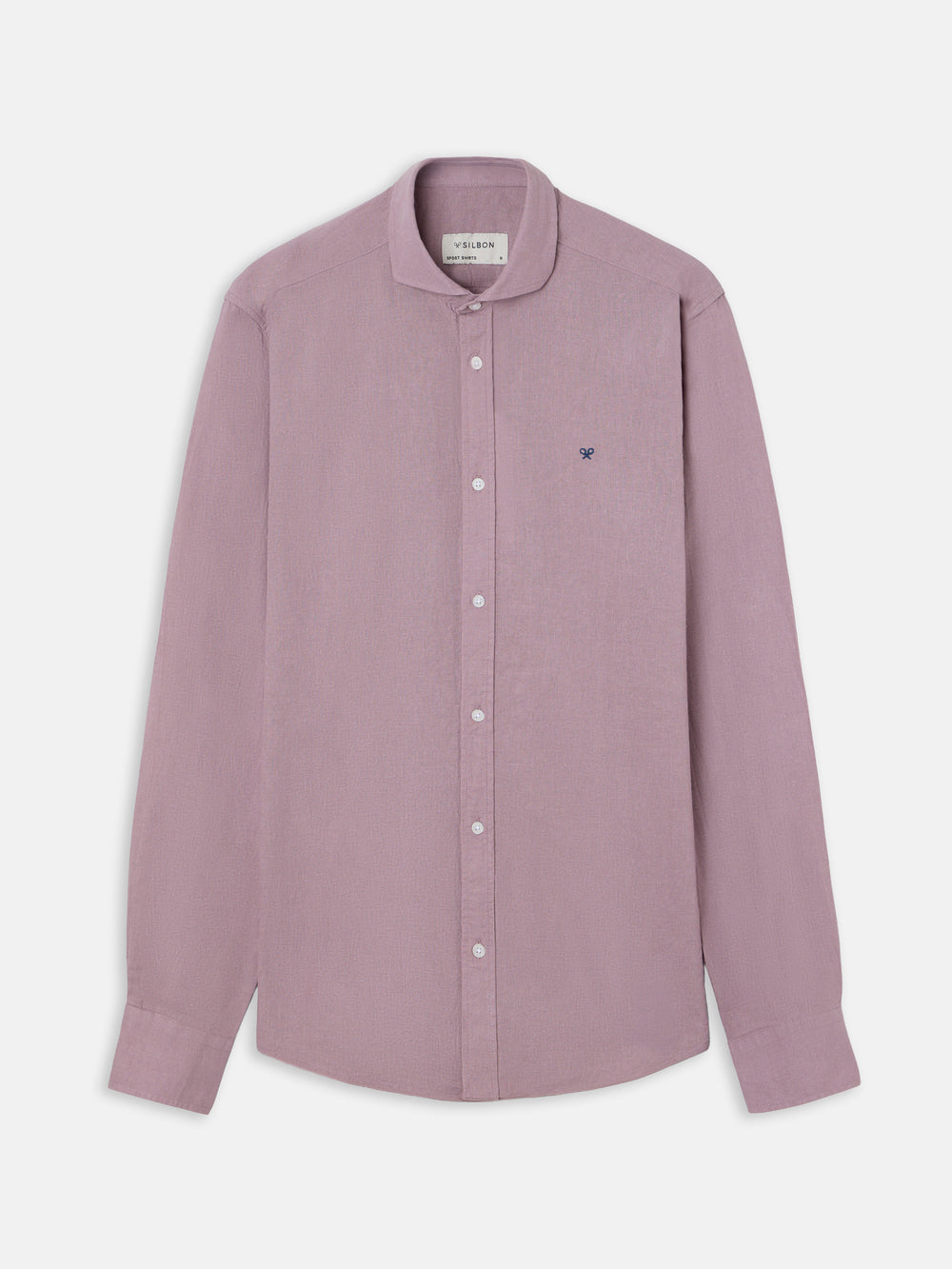 Camisa sport lino burdeos