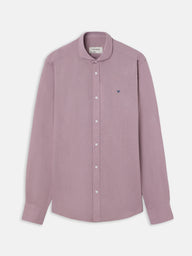 Camisa desportiva de linho bordô