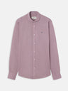 Camisa sport lino burdeos