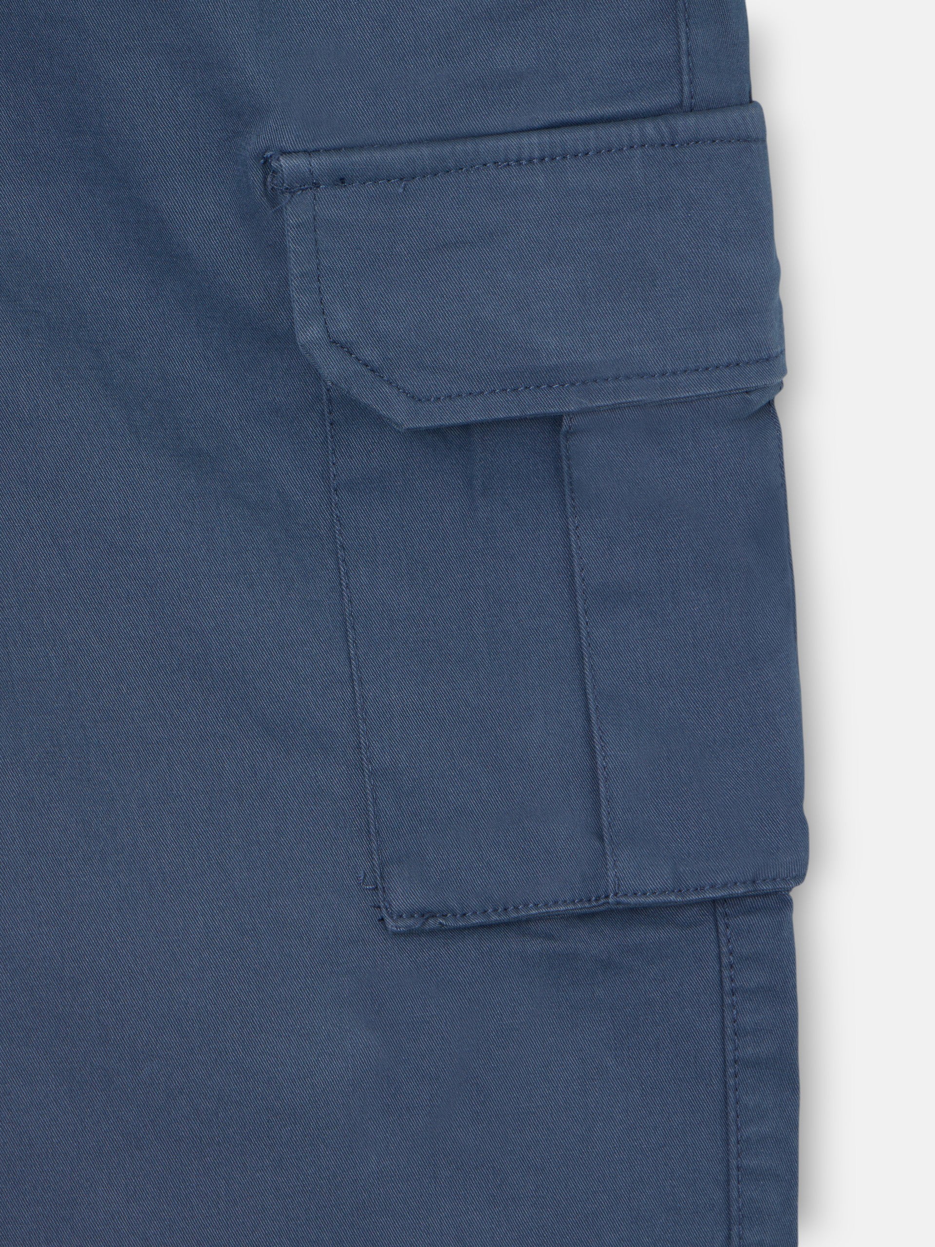 pantalon de jogging cargo bleu indigo