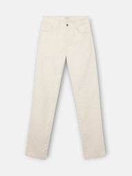 Pantalon sport cinco bolsillos lino piedra