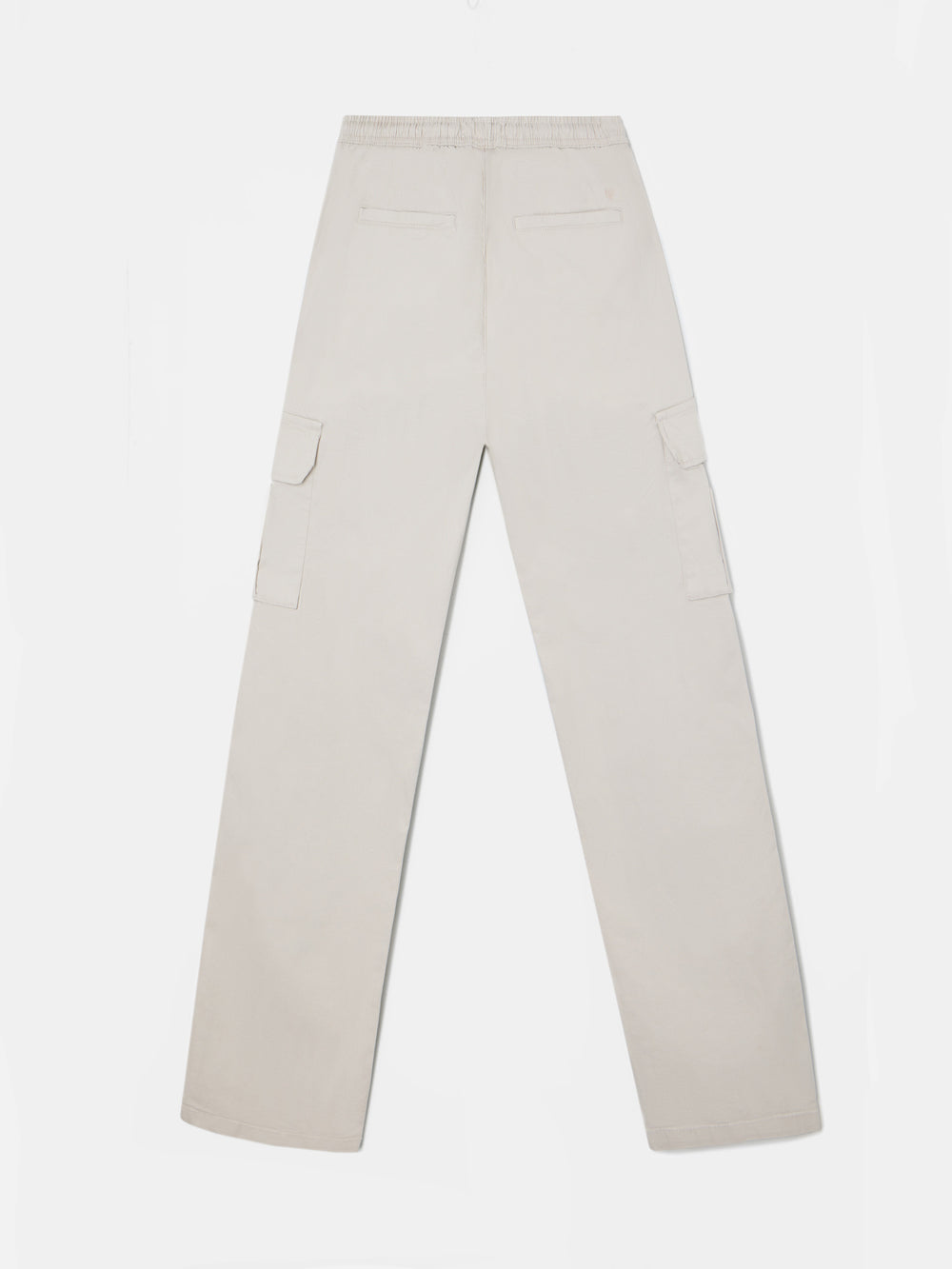 Beige cargo jogger sport pants