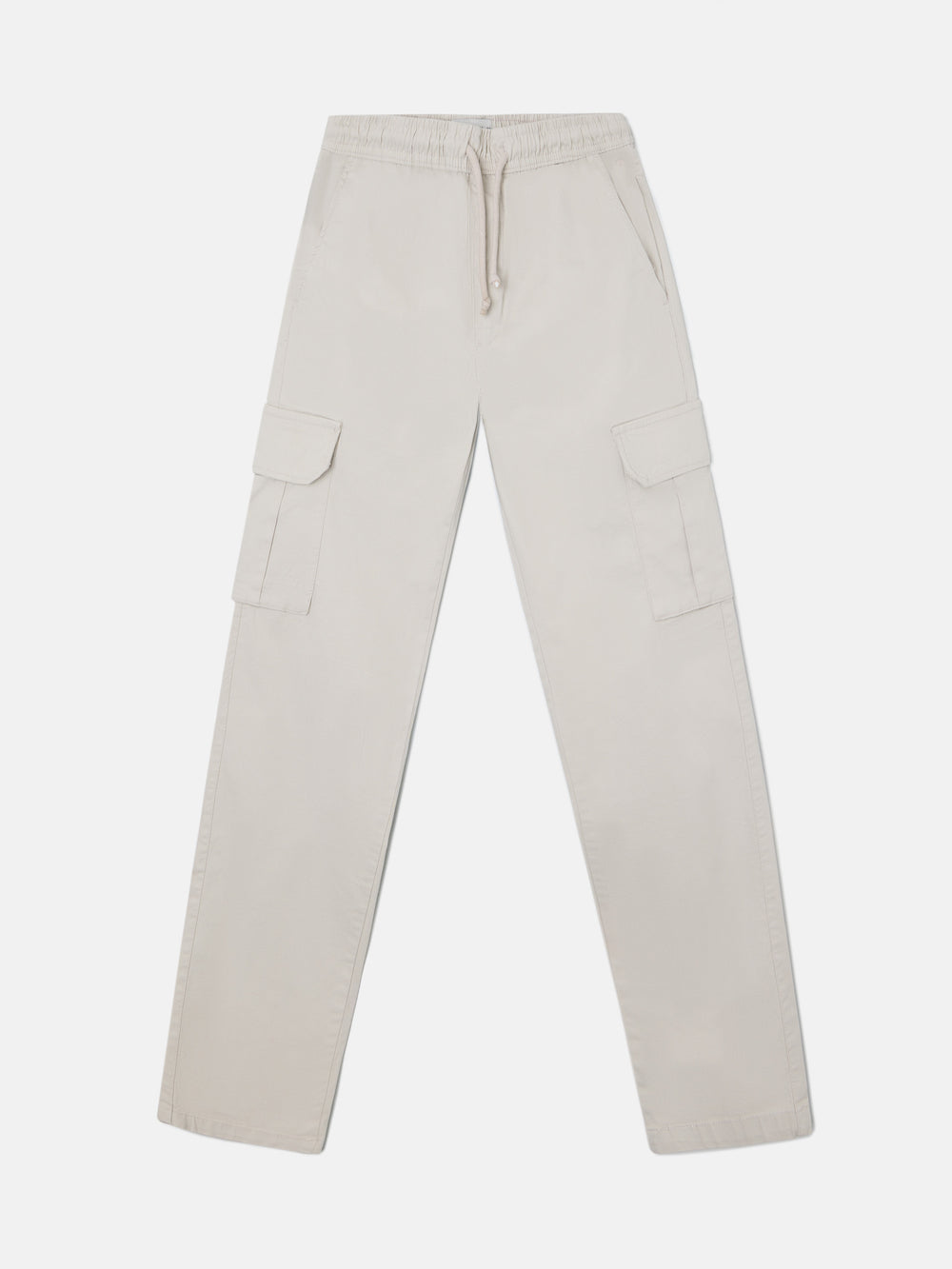 Beige cargo jogger sport pants