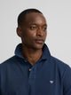 Light navy piqué polo