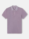 Polo clássico garment dye malva