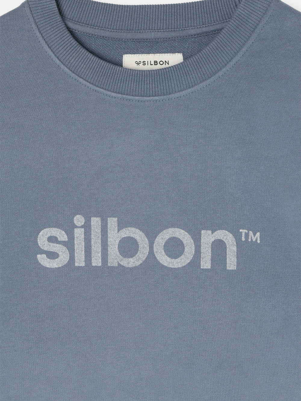 Sweatshirt Silbon flock azul índigo