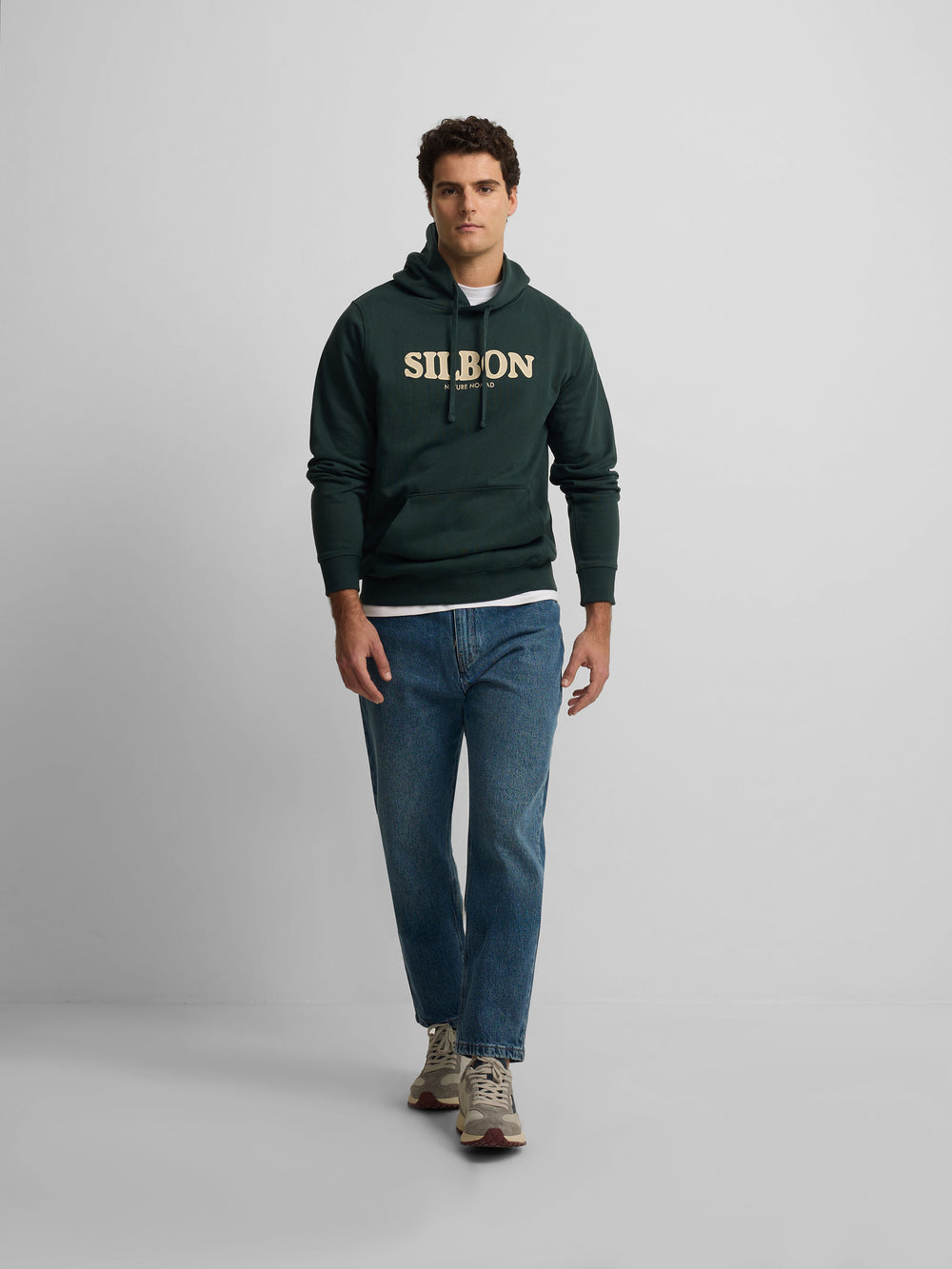 Sudadera capucha nomad verde oscuro