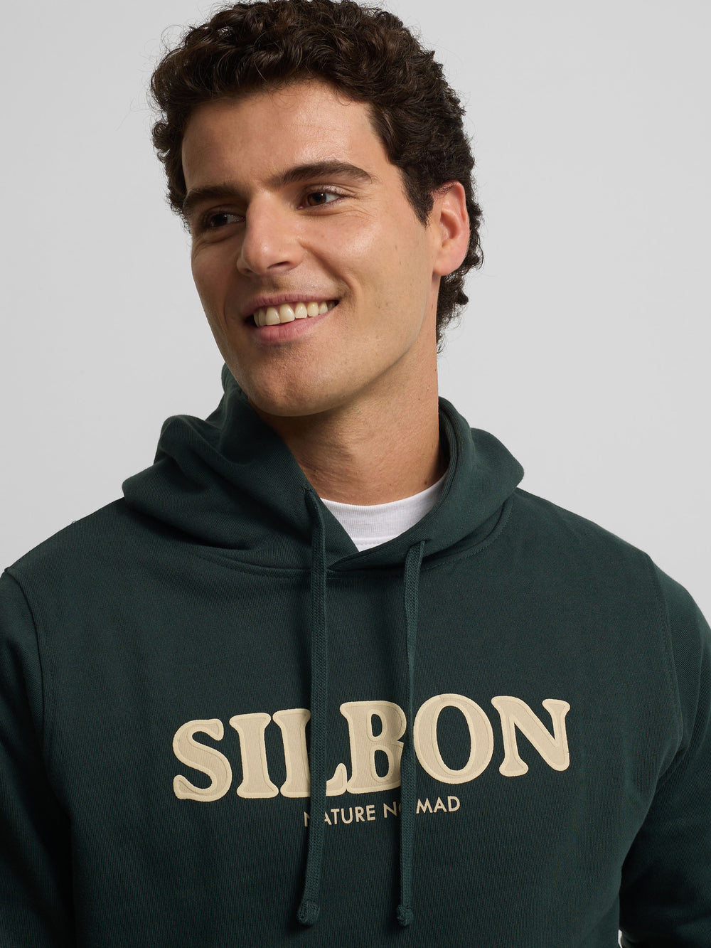 Sudadera capucha nomad verde oscuro