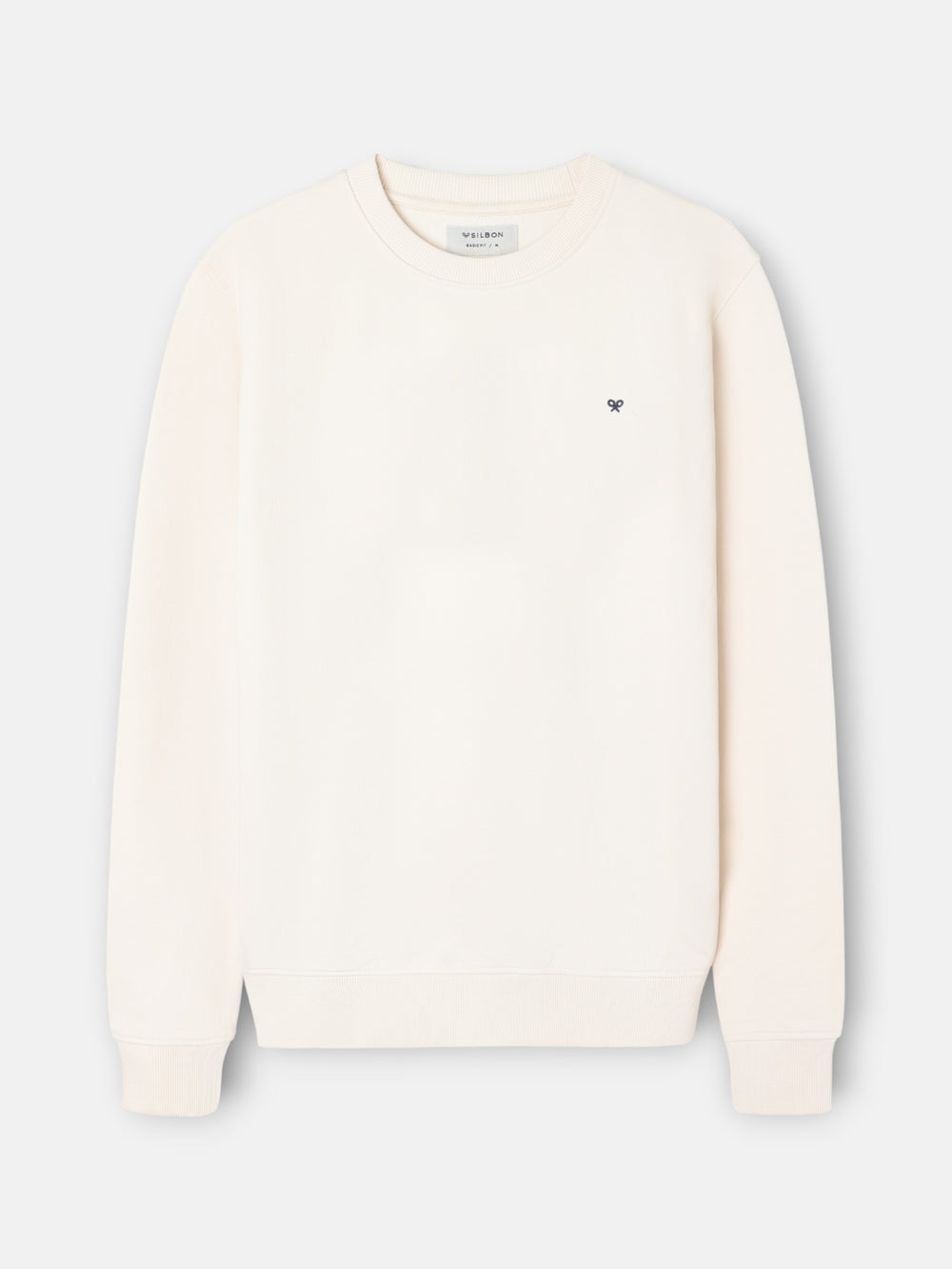 Sudadera raqueta etnica crema