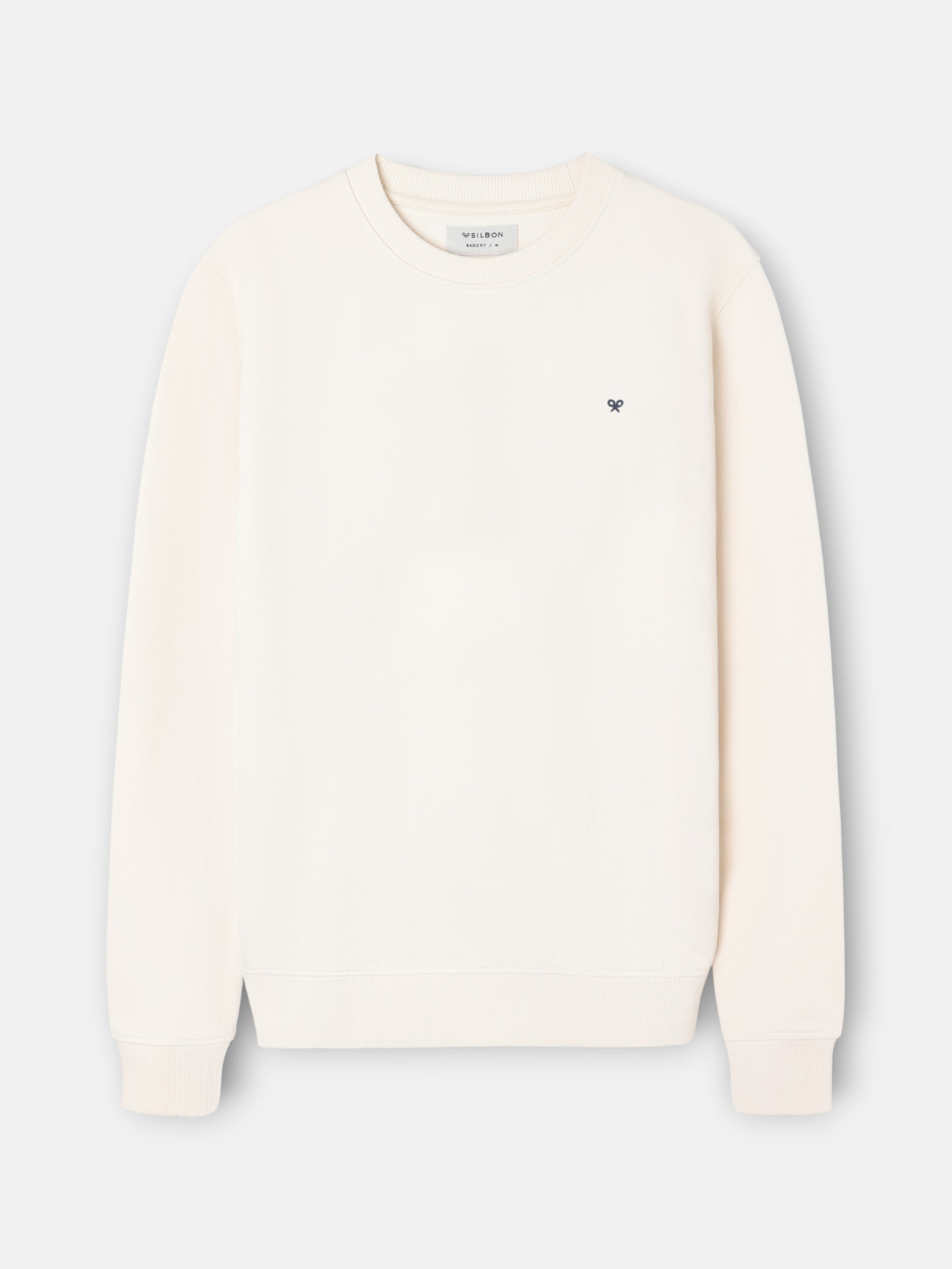 Sudadera raqueta etnica crema