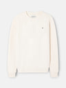 Sudadera raqueta etnica crema