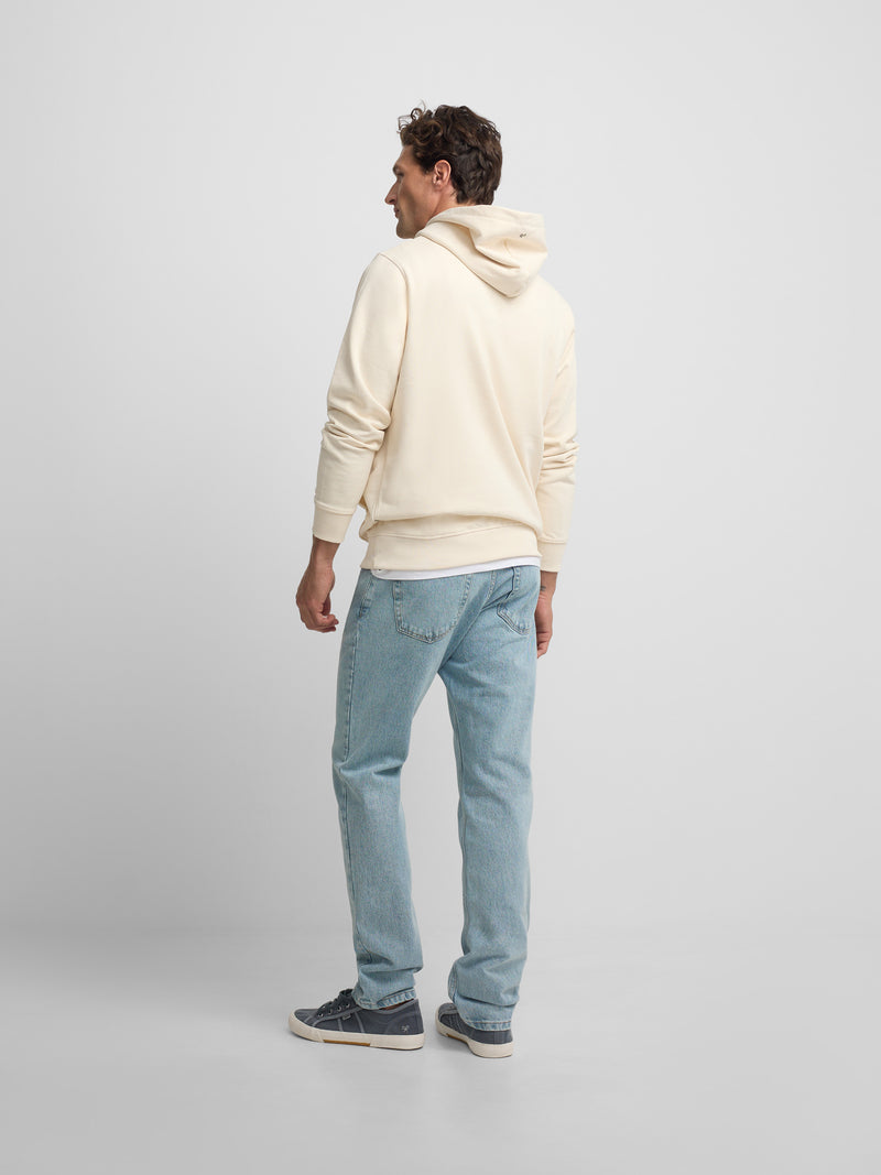 Sweatshirt com capuz nomad creme