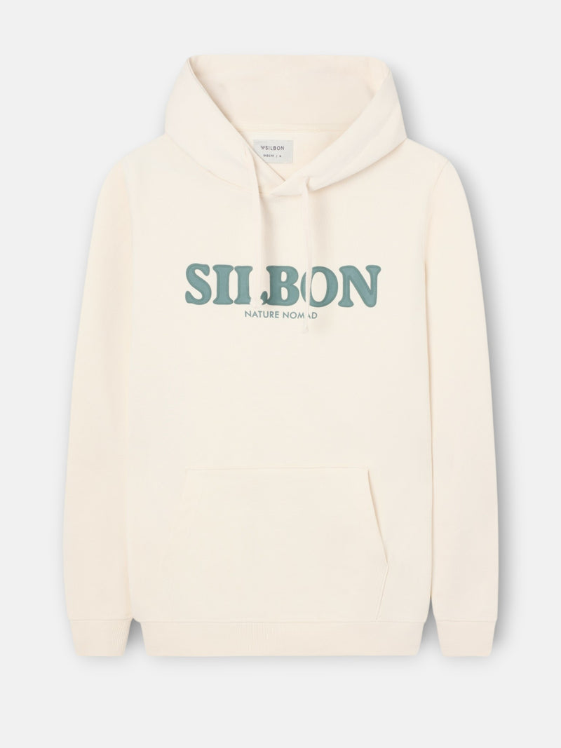 Sweatshirt com capuz nomad creme
