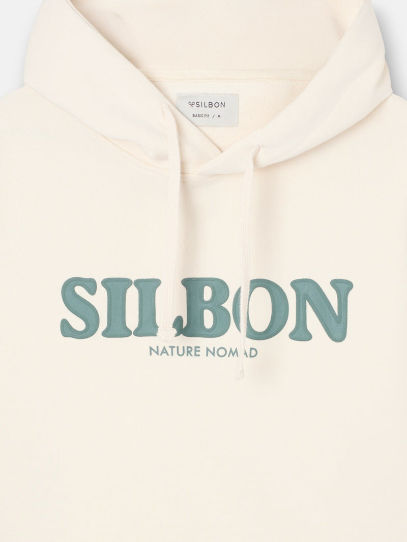 Sweatshirt com capuz nomad creme