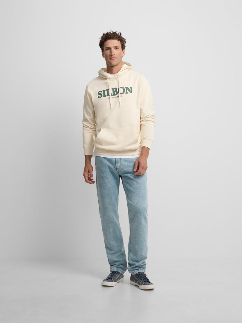 Sweatshirt com capuz nomad creme