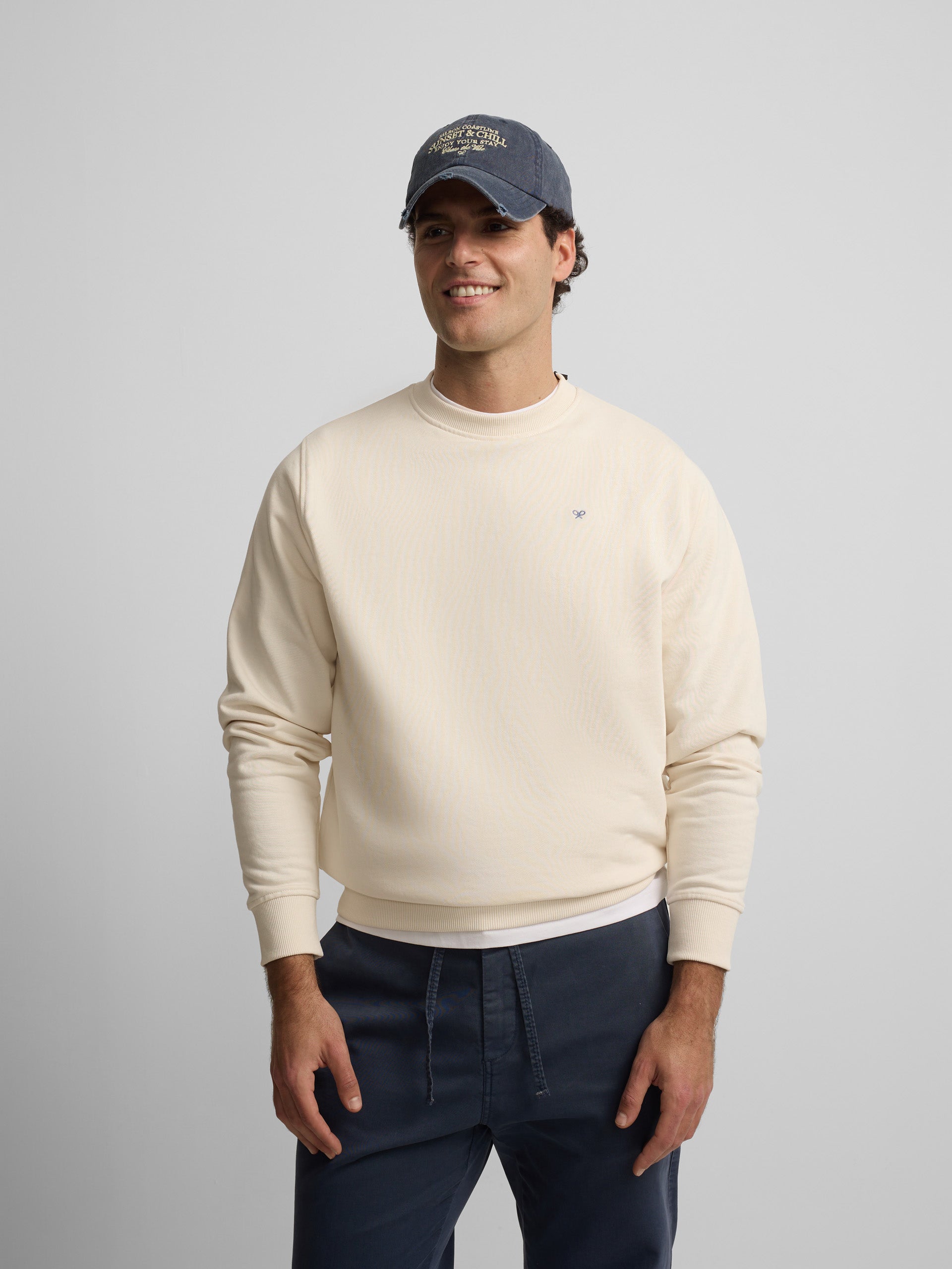 Sweat-shirt crème Creative Dept