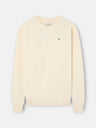 Sudadera slbn bordados crema