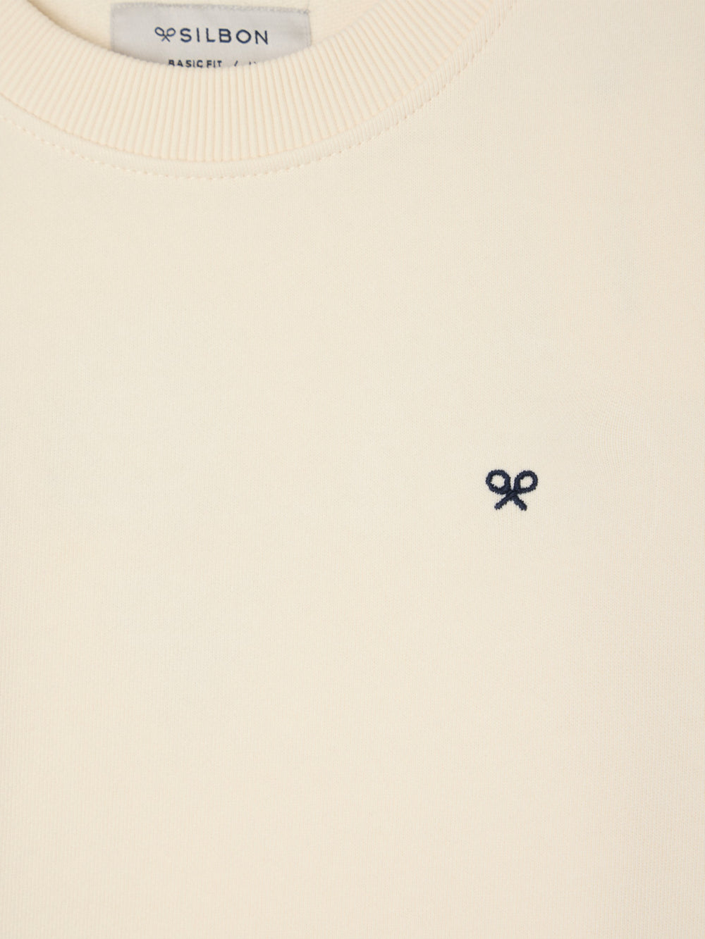 Sudadera slbn bordados crema