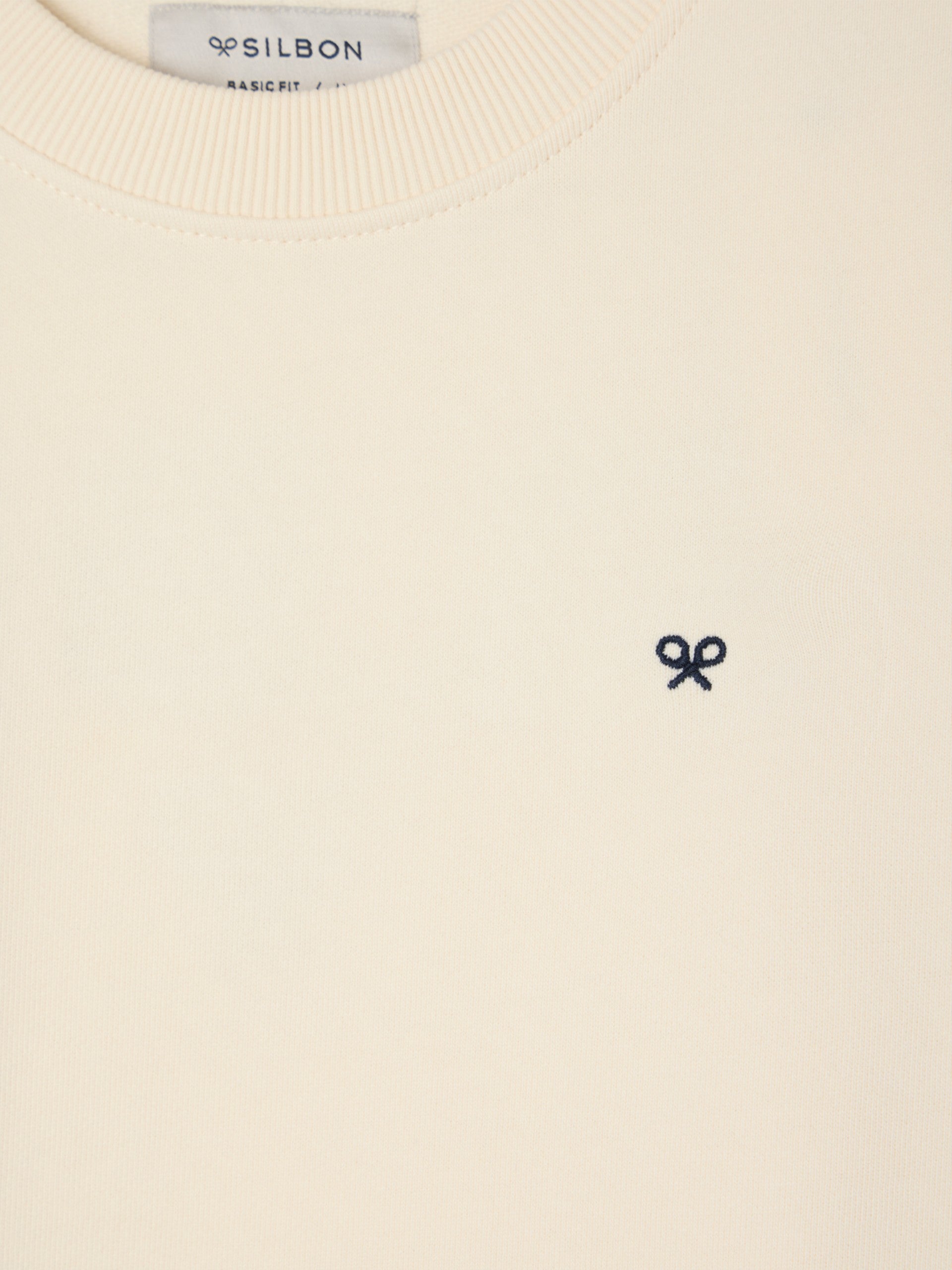 Sudadera slbn bordados crema