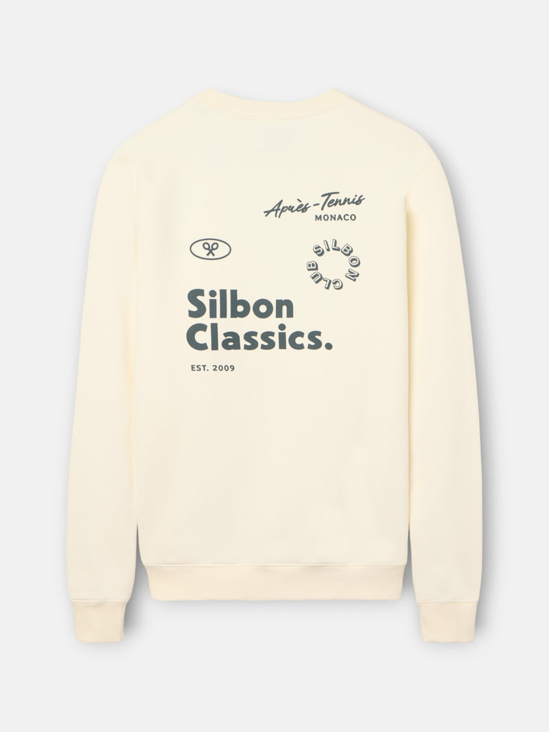 Silbon classics cream sweatshirt