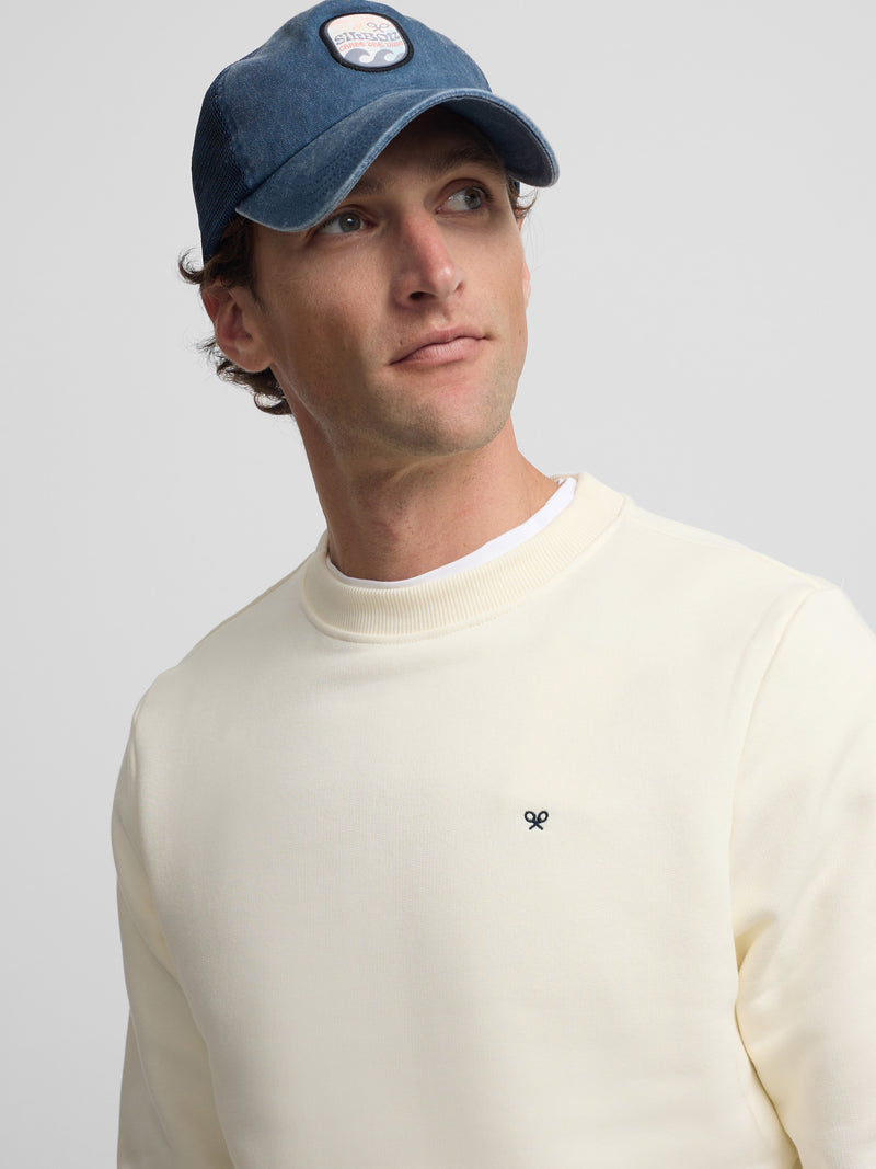 Silbon classics cream sweatshirt