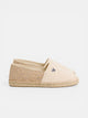 Beige ethnic espadrille