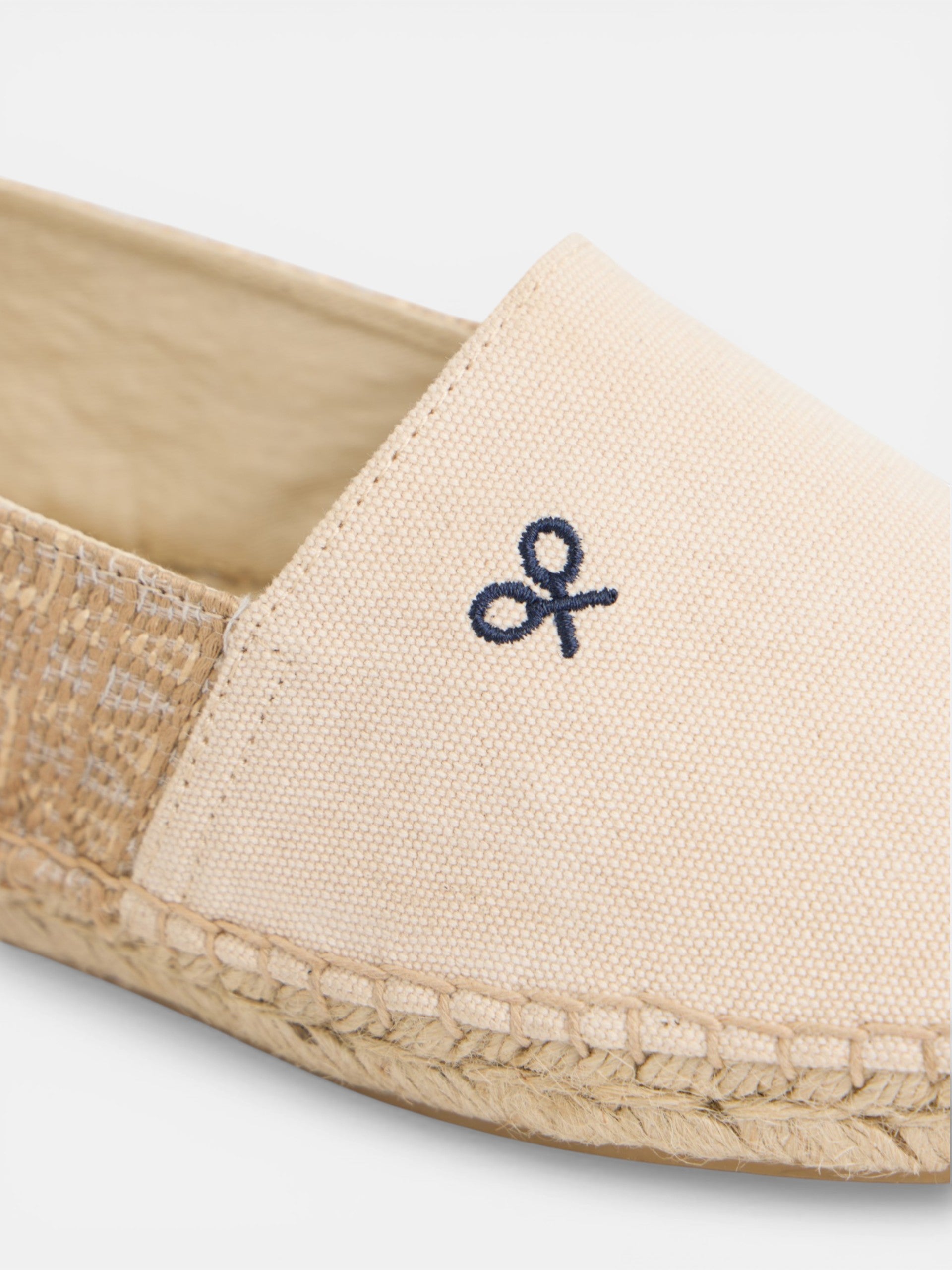 Beige ethnic espadrille