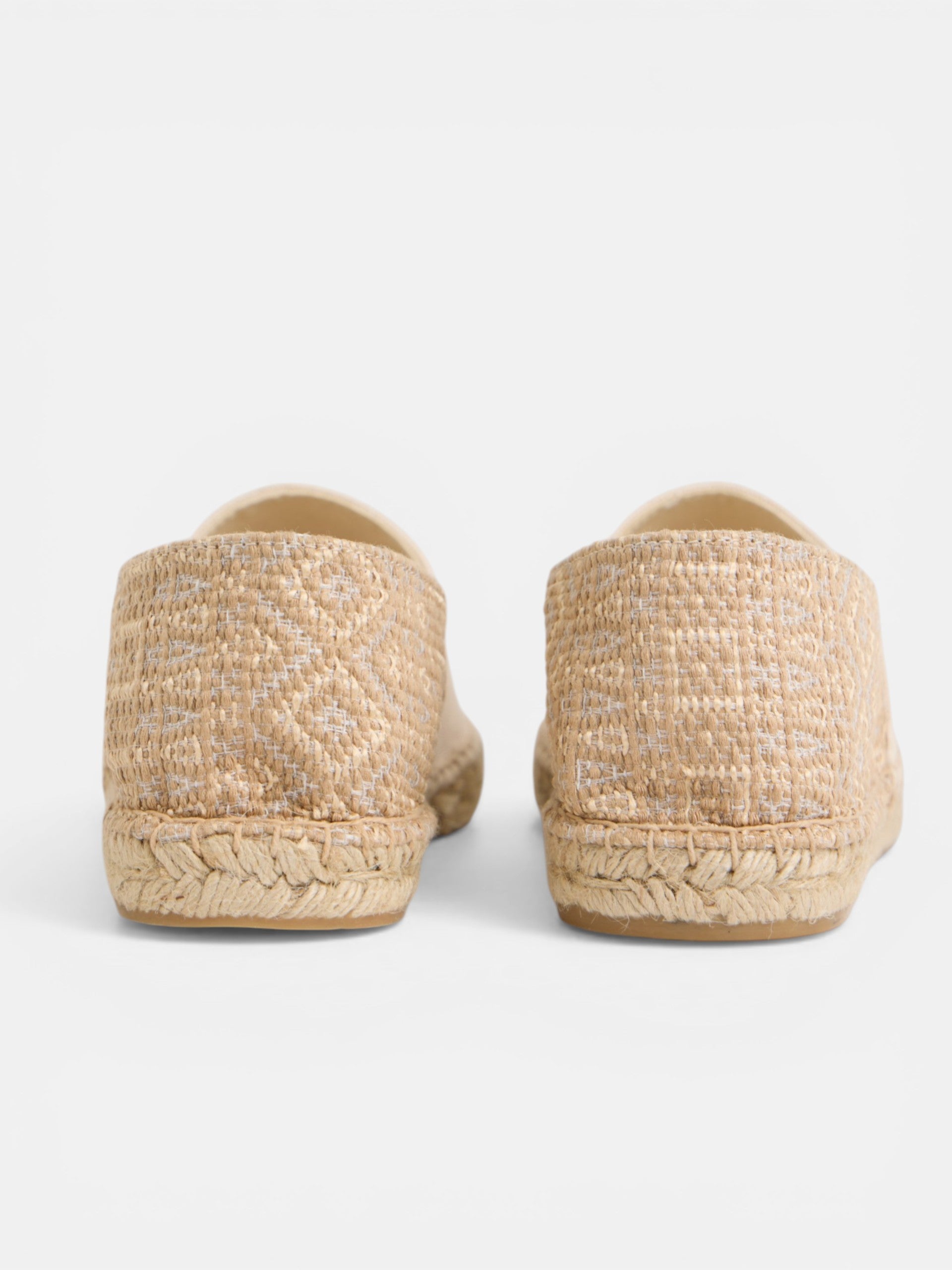 Beige ethnic espadrille