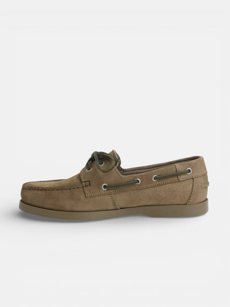Zapato sport nautico ante verde