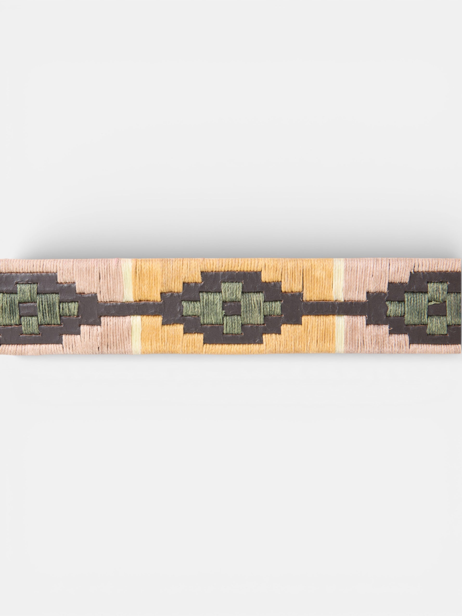 Cinturón piel argentino bicolor marron