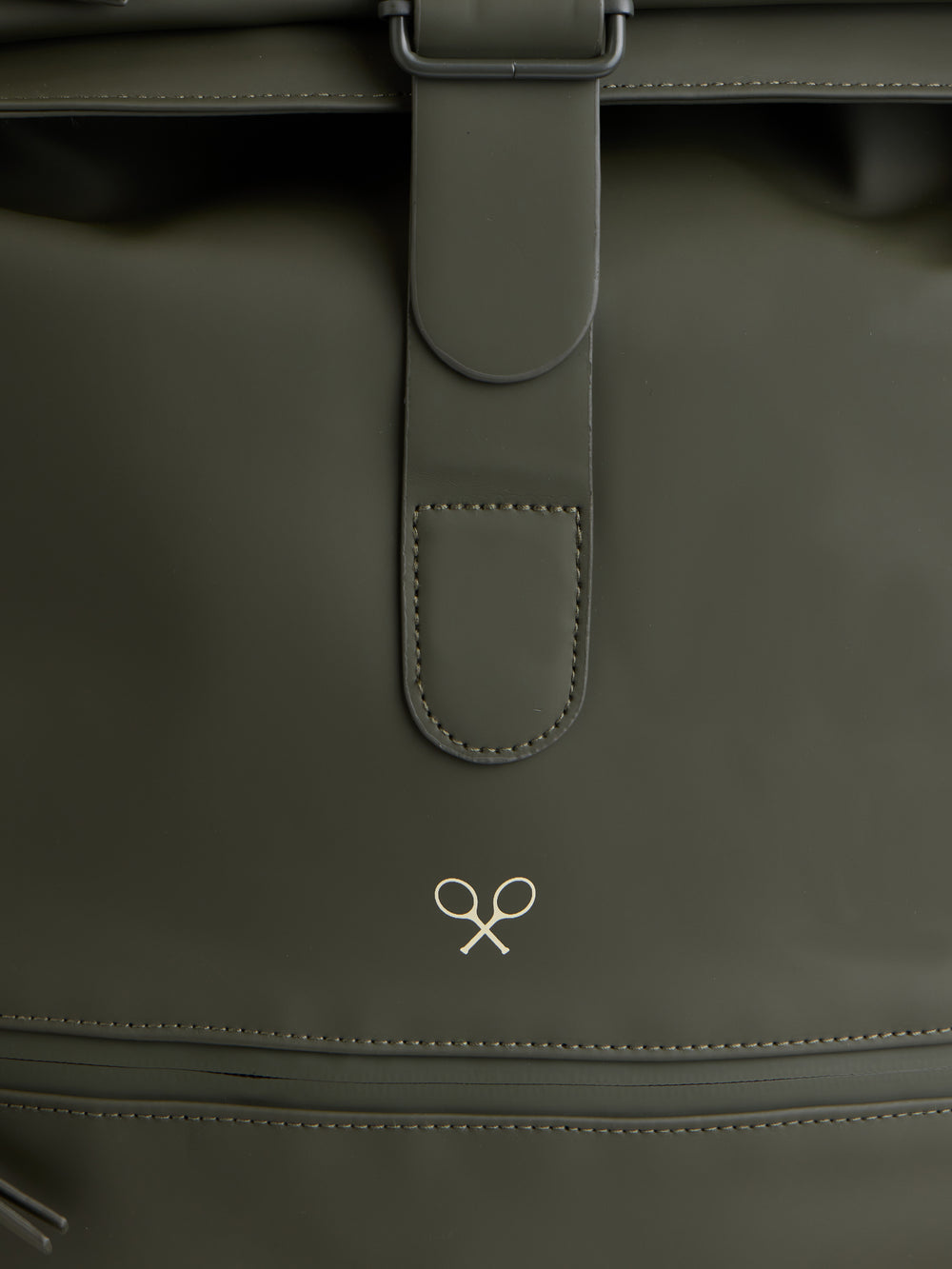 Mochila enrolável impermeável verde