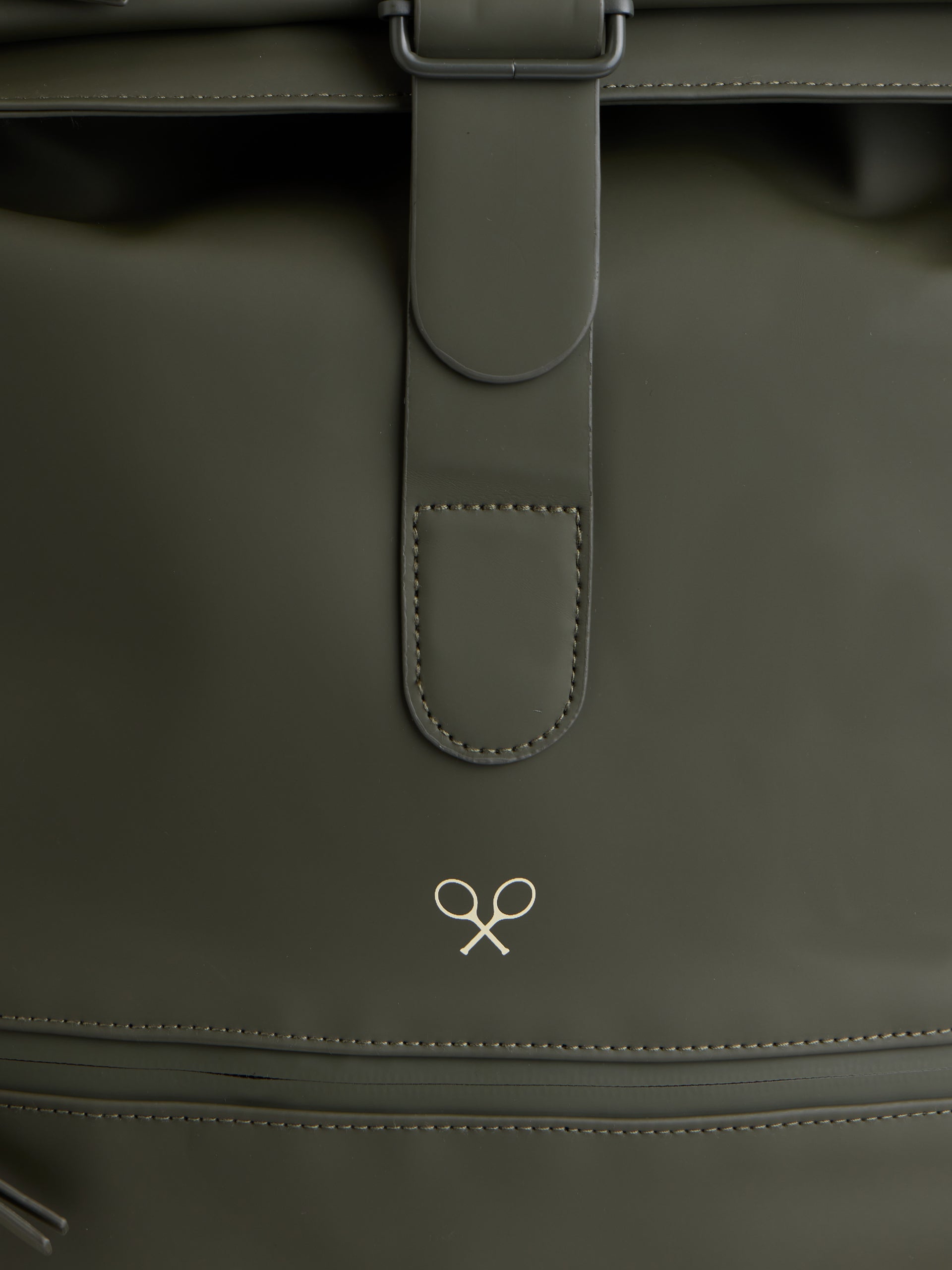 Mochila enrolável impermeável verde