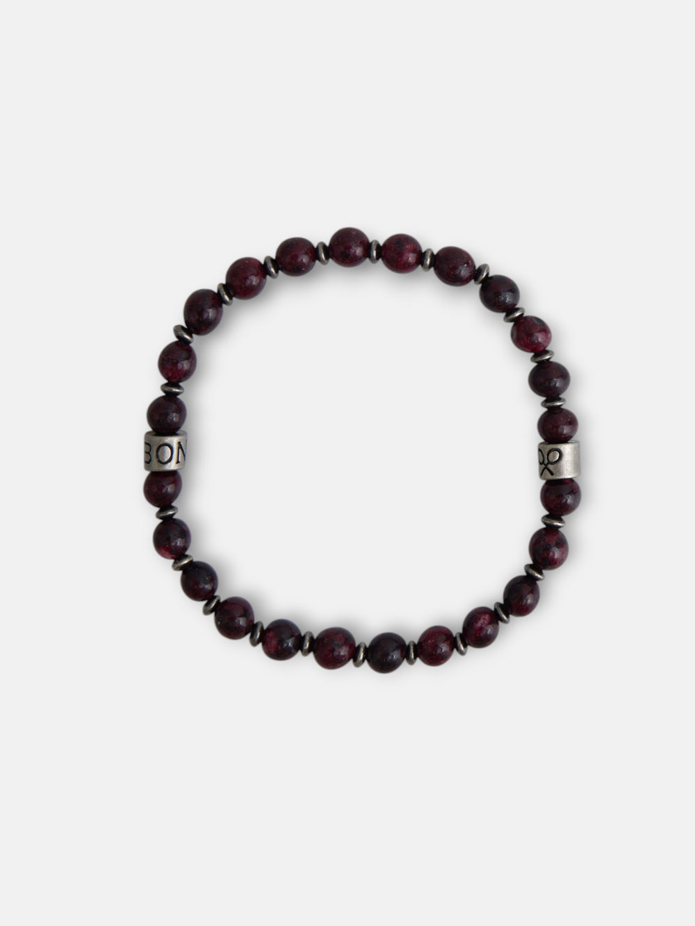 Pulsera piedras charm marron