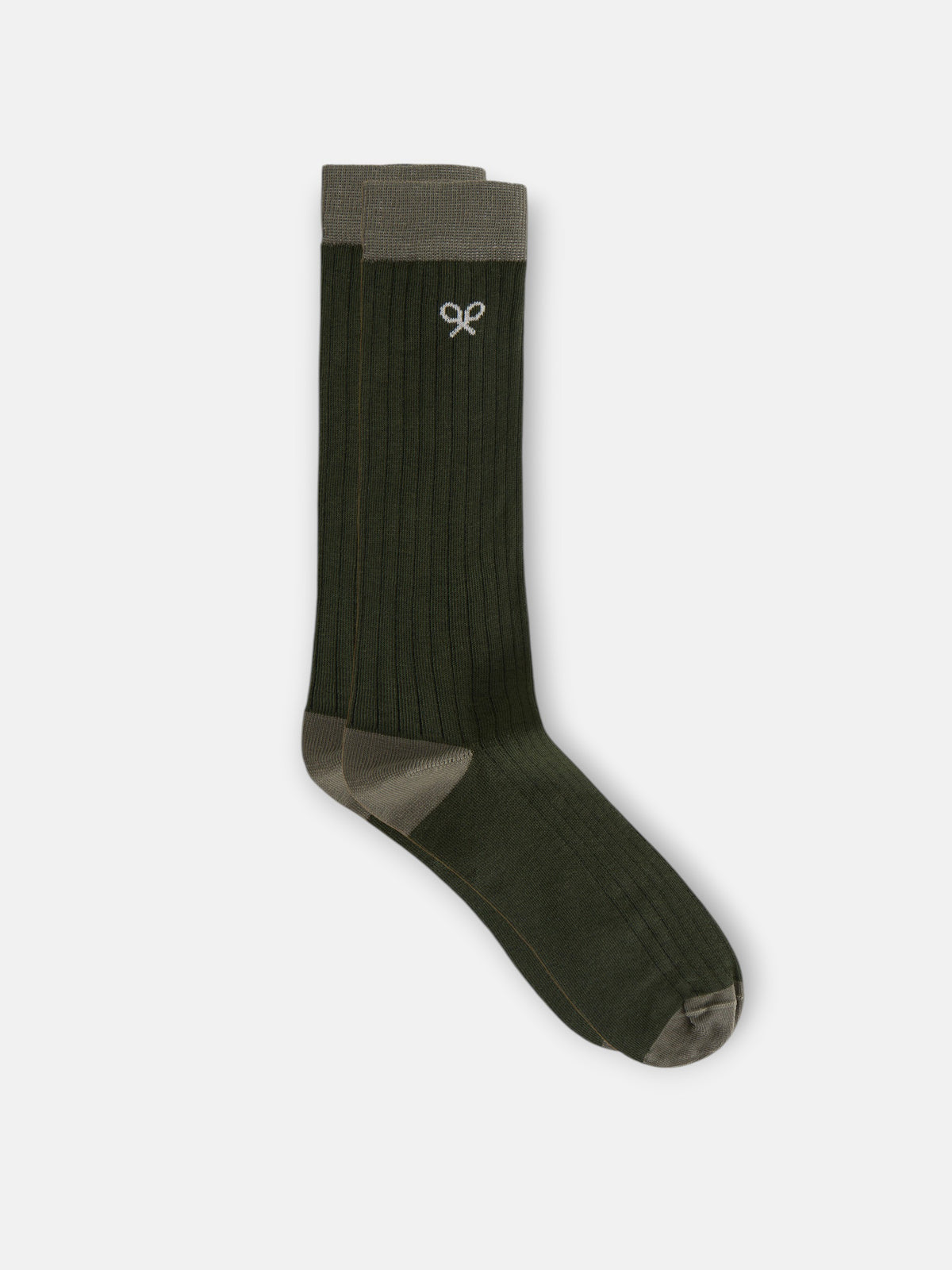 Green trim sock