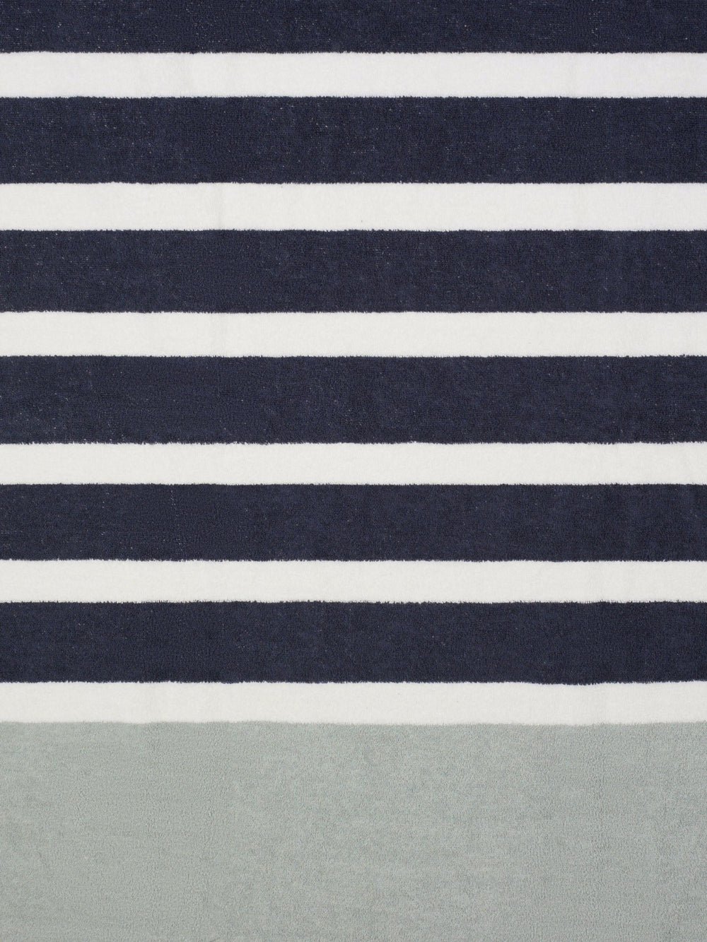 Green pocket striped towel