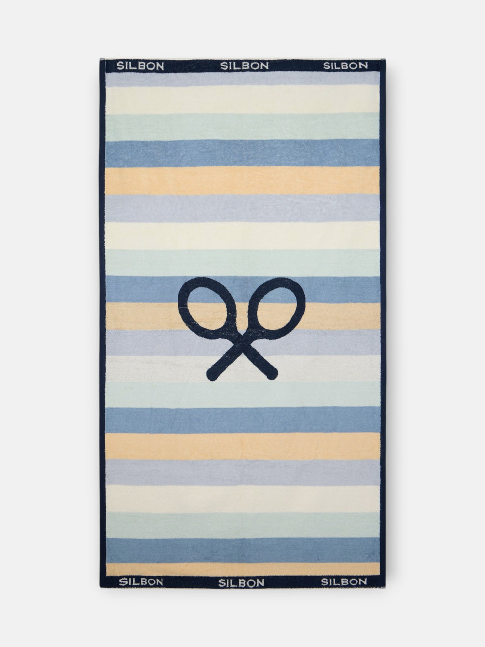 Toalla Silbon multicolor crema