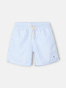 Maillot de bain à petits carreaux bleu clair
