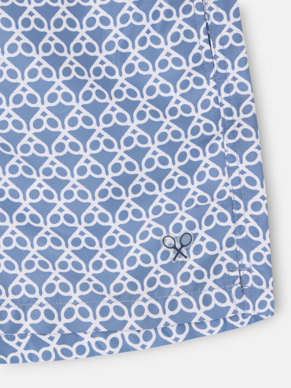 Bañador raquetas geometric azul indigo