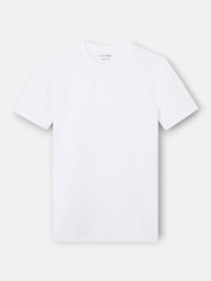 Camiseta slim fit business blanca