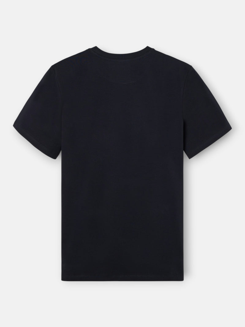 T-shirt slim fit business bleu marine