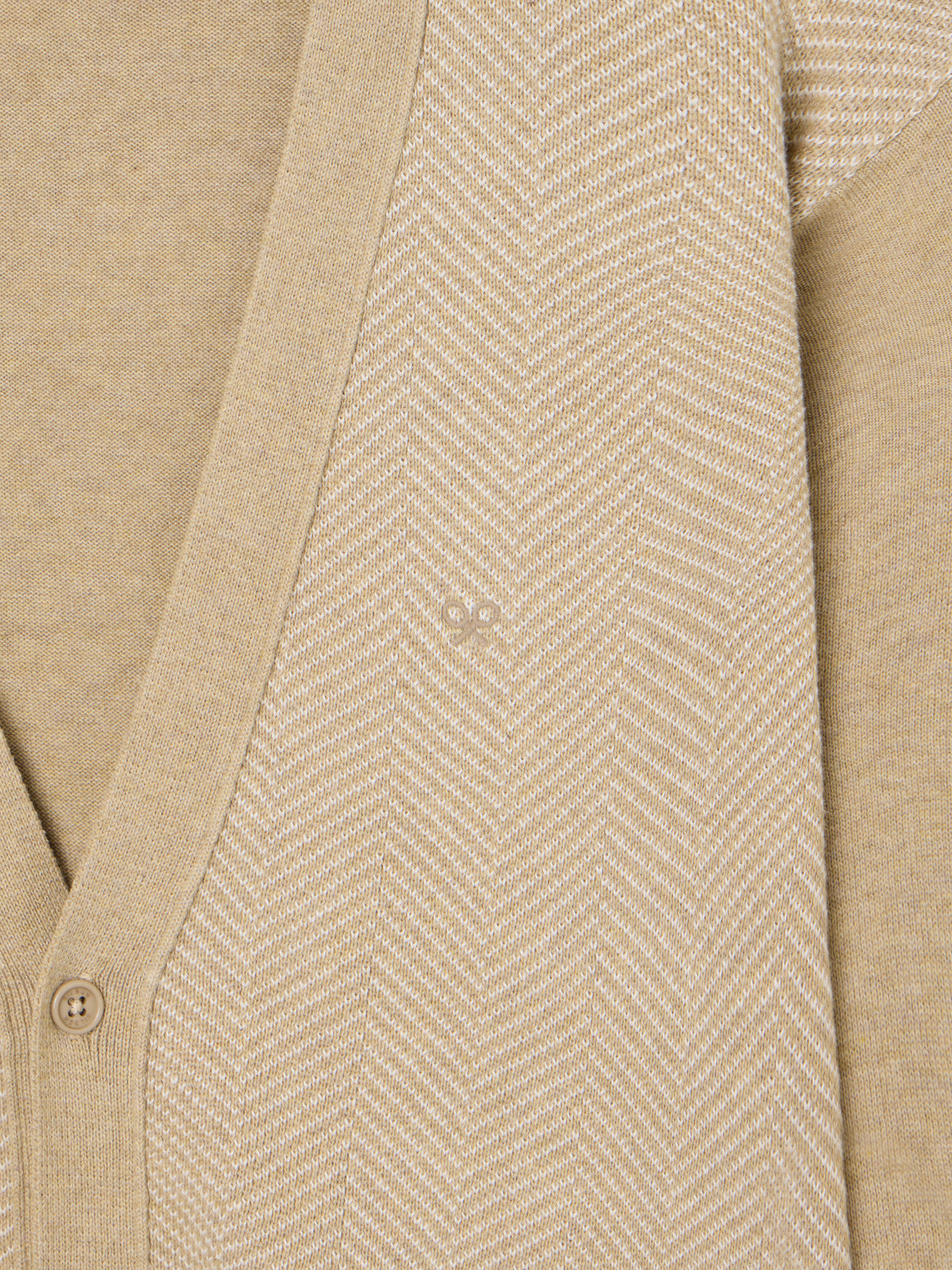 Cardigan espiga business beige