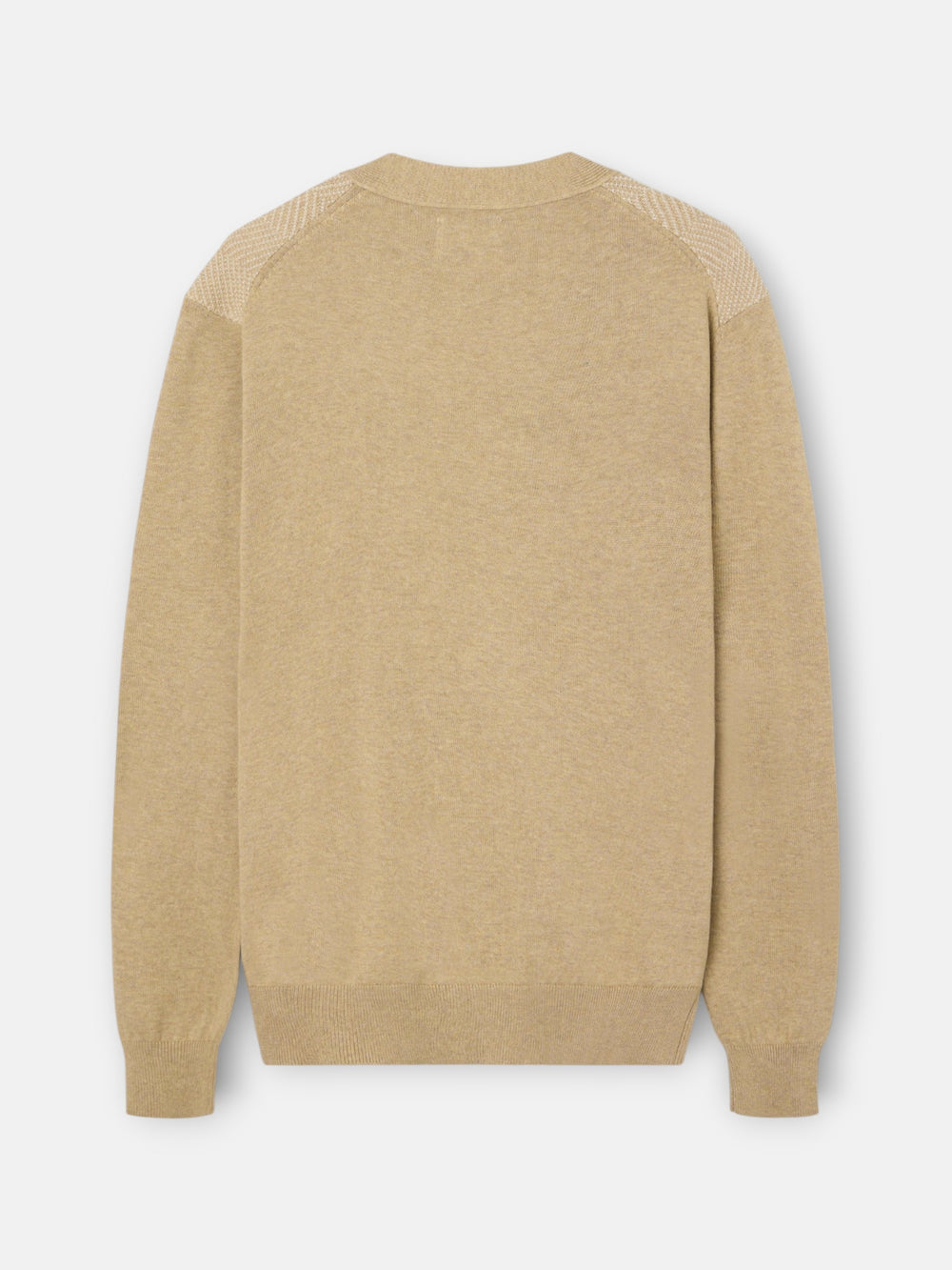 Cardigan espiga business beige