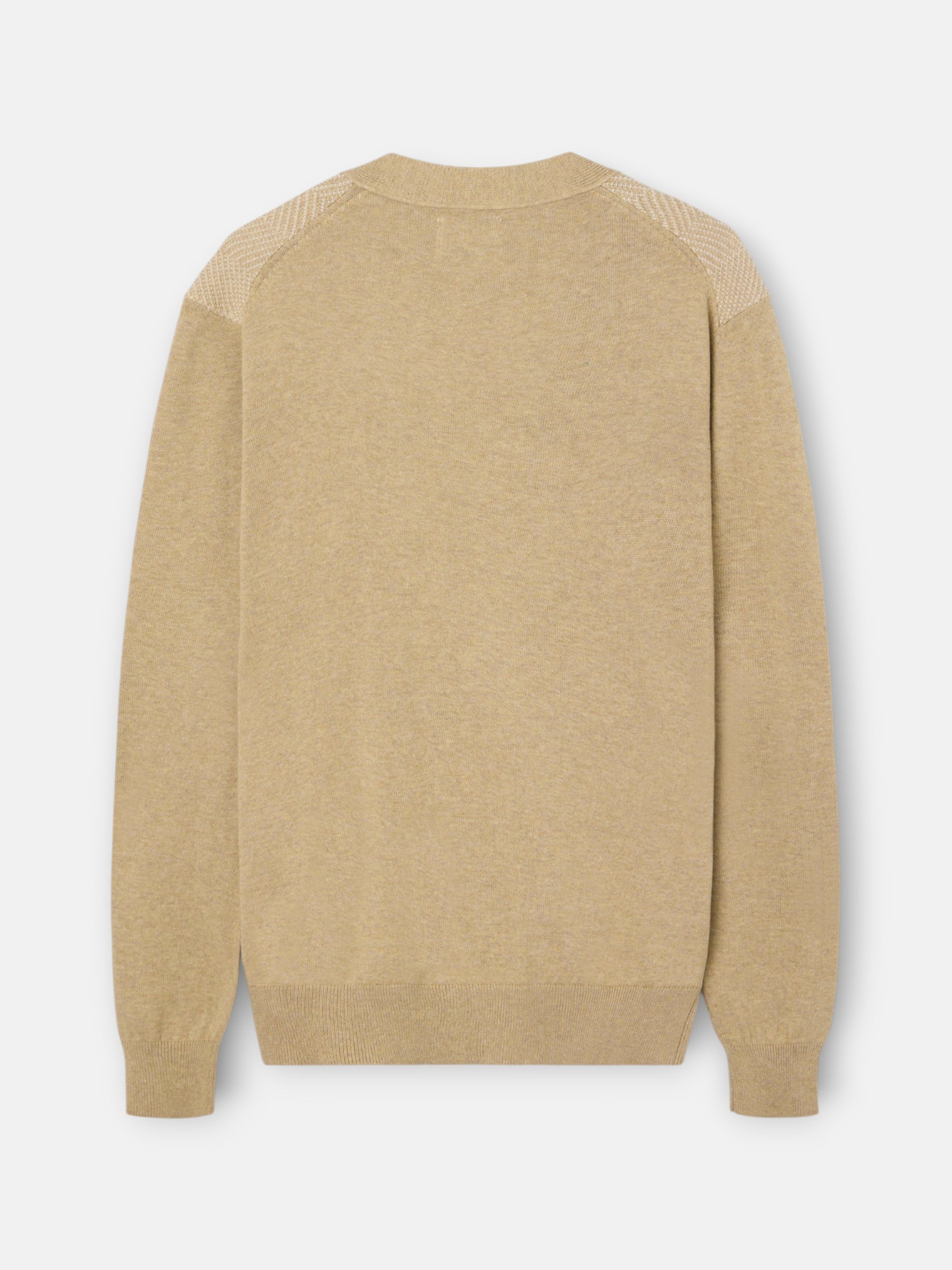 Cardigan espiga business beige