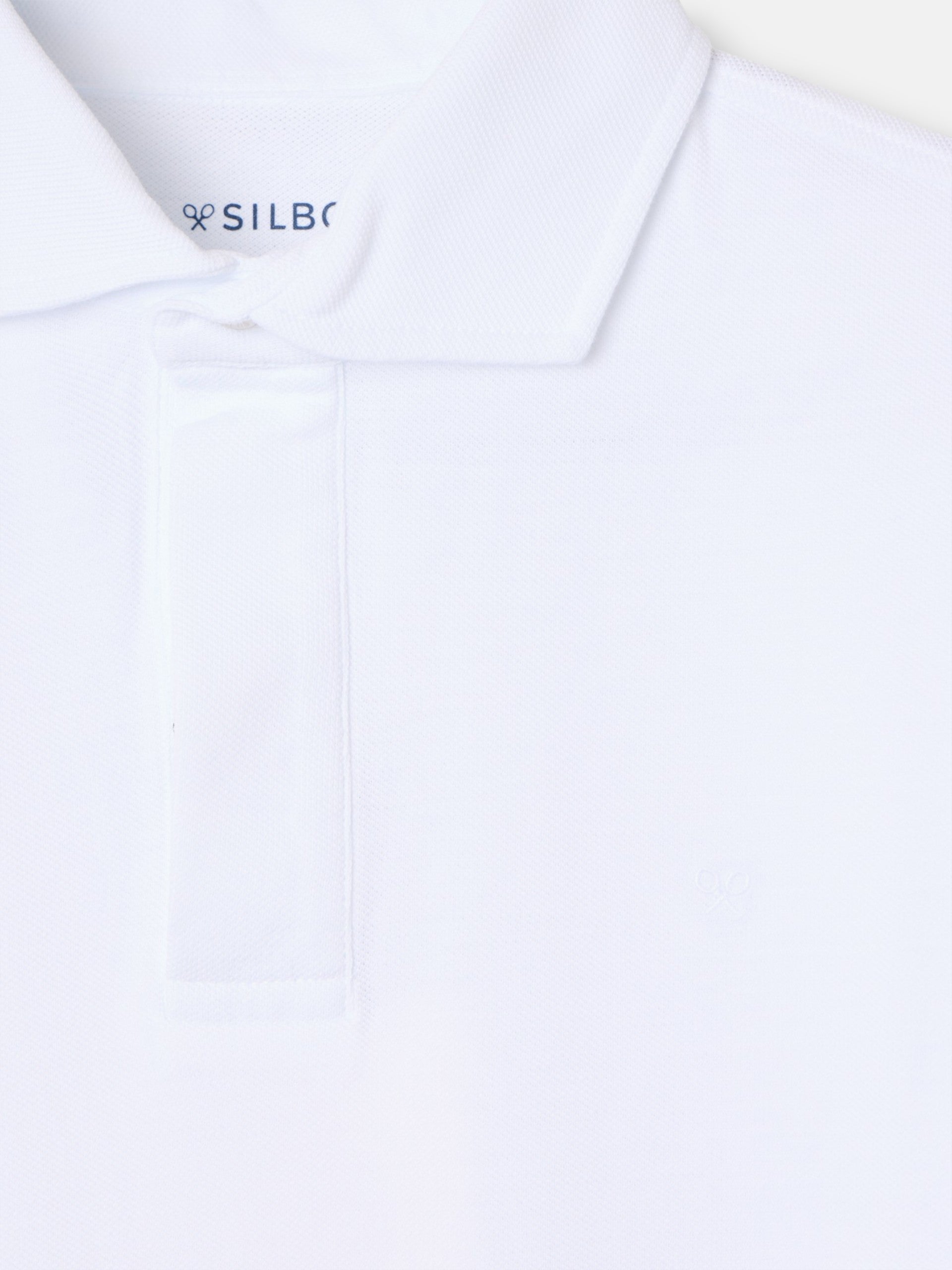 Polo manga corta suite blanco