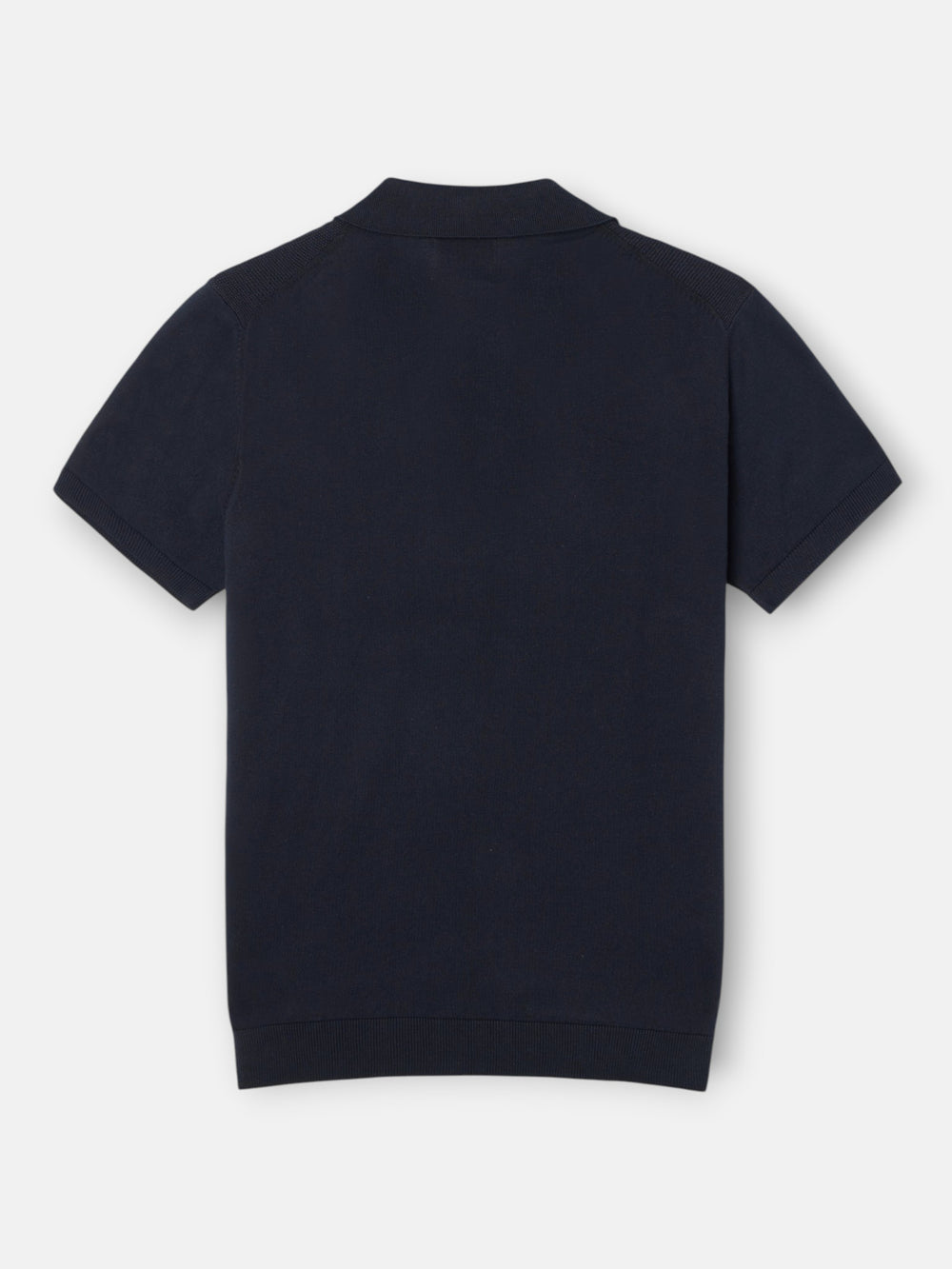 Polo unique estructura azul marino