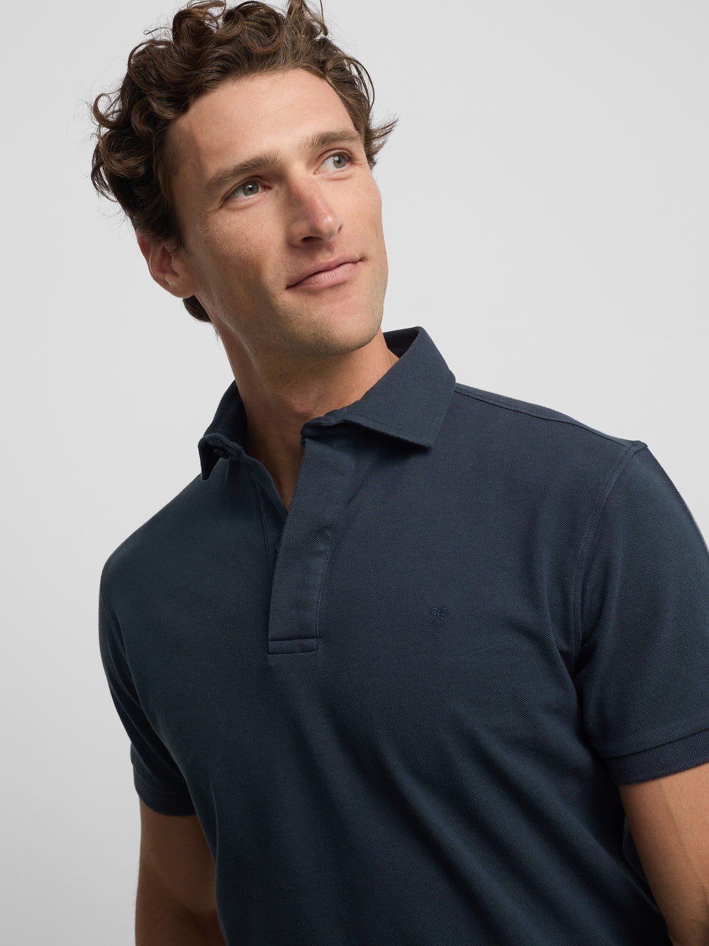 Polo manga corta suite azul marino