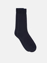 Navy blue business thread sock