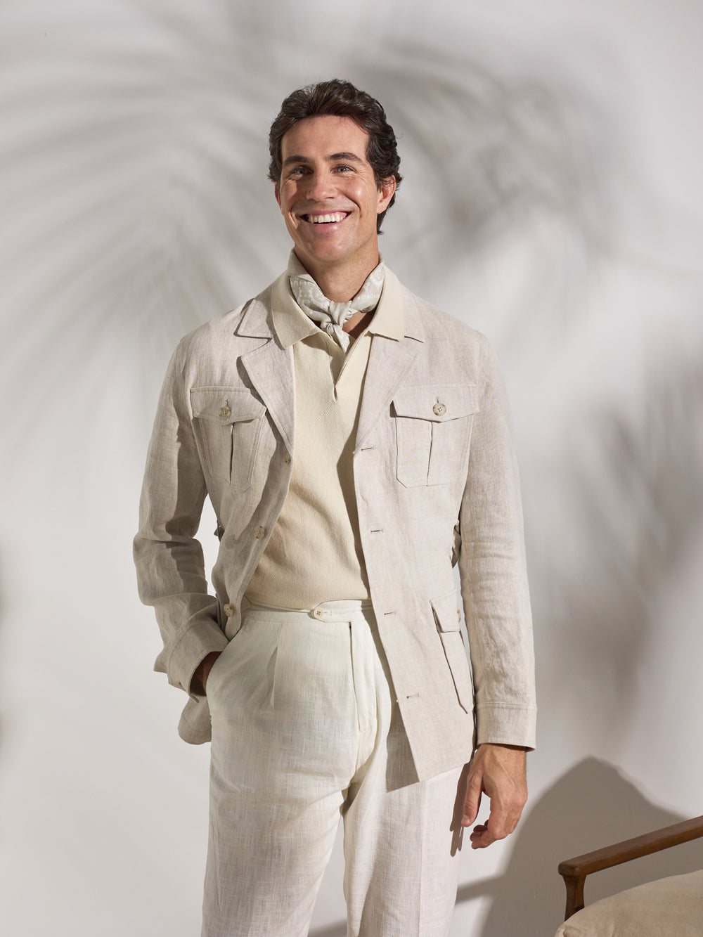 Sahariana unique cinturon beige