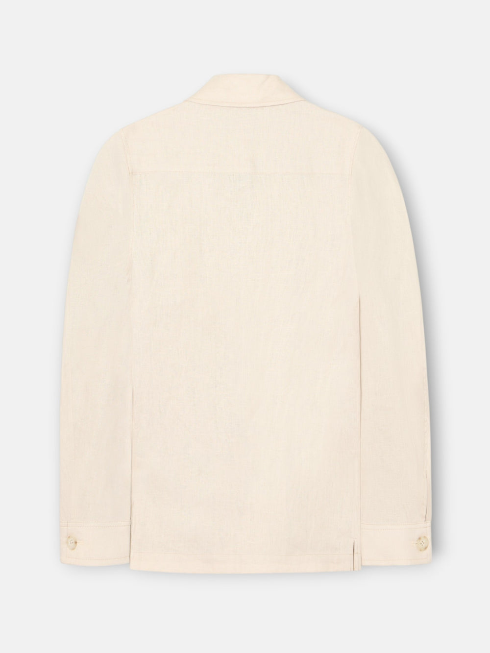 Sobrecamisa unique lino bolsillos beige