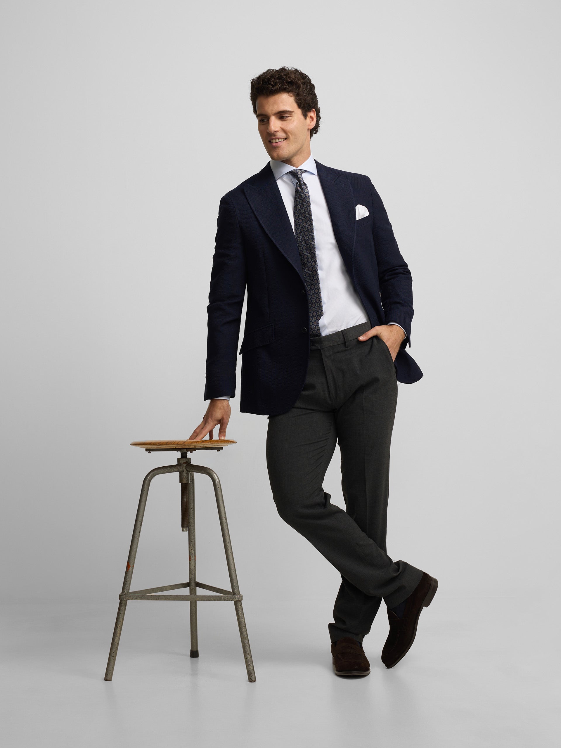 Americana estructure azul marino